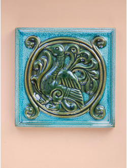 Изразцовая плитка "Славянские тени" // 16,5*16,5