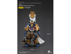Претор Ультрамарин с силовым мечом (Warhammer Horus Heresy) - КОЛЛЕКЦИОННАЯ ФИГУРКА 1/18  Ultramarines Legion Praetor with Power Sword and Volkite Serpenta (JT00126) - JOYTOY