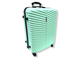 Пластиковый чемодан Баолис мятный размер L