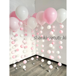 Шары цепочки с пузырями 10шт