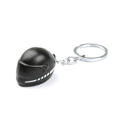 Брелок «Мотоциклетный шлем», ЧЁРНЫЙ
