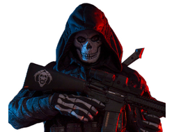 Гоуст 2.0 в черном (серия Call of Duty) - КОЛЛЕКЦИОННАЯ ФИГУРКА 1/6 END WAR  2.0 (FS-73043) - FLAGSET