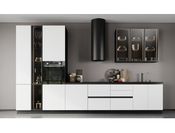 Композиция модульной кухни Авеню монолит эбони