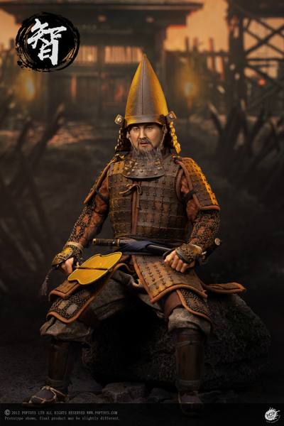 Воин клана Кацумото с веером ("Последний самурай") - КОЛЛЕКЦИОННАЯ ФИГУРКА 1/6 scale Ashigaru Trio Second Bomb Zhi Ashigaru (EX046) - POPTOYS