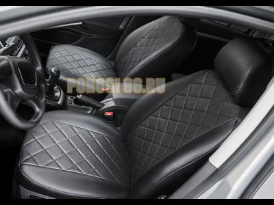 Авточехлы задняя спинка 40/60, рисунок Ромб для Honda CR-V IV 2012-2017