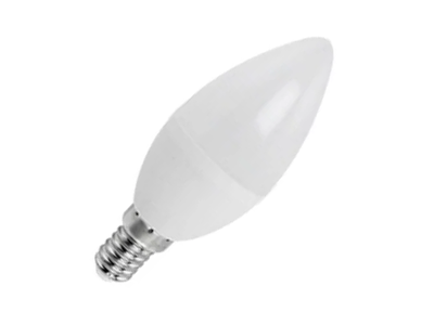 Лампа светодиодная Ecola свеча E14 7W 2700K 2K 110x37 пласт./алюм. Premium C4RW70ELC