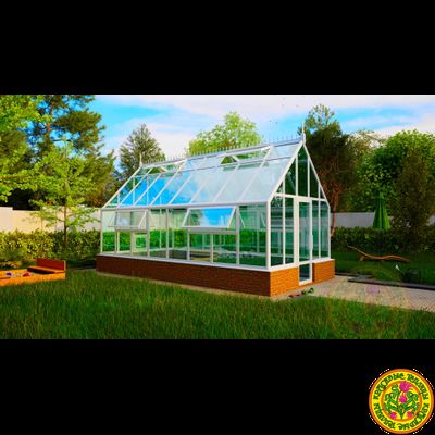 Базовая комплектация теплицы из стекла и алюминия ЧЕСТЕРФИЛД-ЭЙР