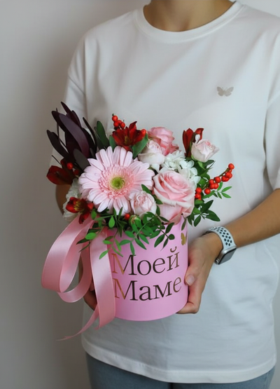 Цветочная композиция для мамы № 608