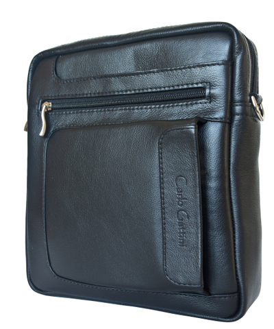 Кожаная мужская сумка Ceprano black (арт. 5045-01)