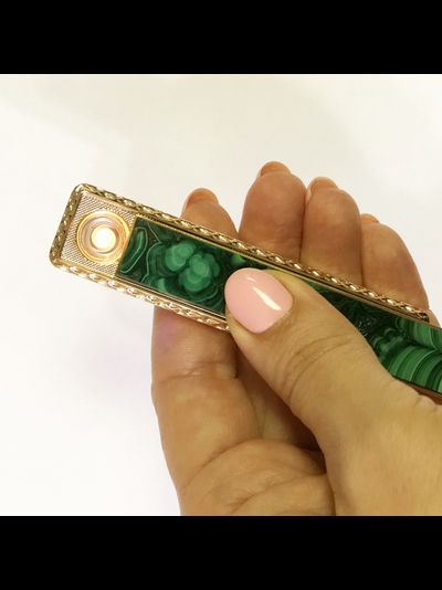 Зажигалка с USB зарядкой, разные камни