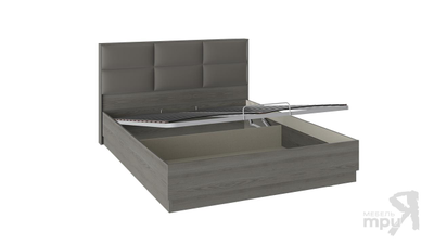 Кровать с подъемным механизмом и мягким изголовьем «Либерти»