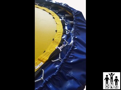 Защитный мат на пружины для батута зеленый 5 FT (Д-152 см, Ш-26 см) DNN