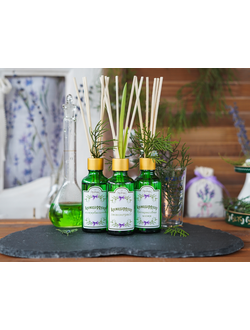 НАБОР ИЗ 3-Х АРОМАДИФФУЗОРОВ ЛЕМОНГРАСС, КИПАРИСОВАЯ АЛЛЕЯ, МОЖЖЕВЕЛЬНИК 50 МЛ
