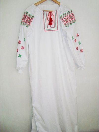 Платье-рубаха с орнаментом - Спарыш