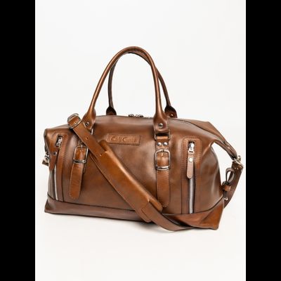 Кожаная дорожная сумка Ravenna Premium brown (арт. 4047-63)