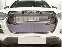 Защита радиатора Isuzu D-Max 2019- chrome верх PREMIUM