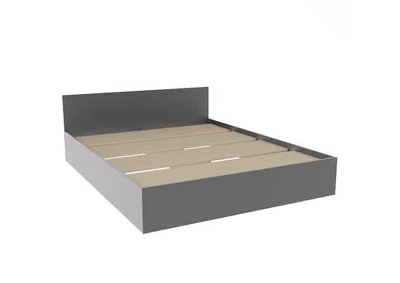 Спальня Мэри - Кровать КРМ Графит