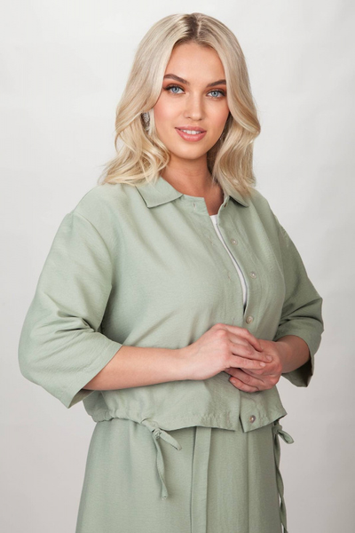 Жакет 4387 _ Юбка 179 мята