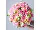 Розово-кремовый букет невесты