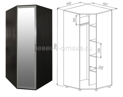 Шкаф Джон угловой