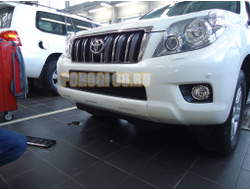 Защита радиатора для Toyota LC Prado 150 2009-2014 (6 частей) black верх