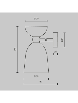 Настенный светильник (бра) Cloches, MOD113WL-01W