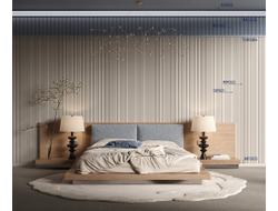 3D панель Cosca decor RP022, 156х12, 2800мм, экополимер