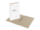Скоросшиватель картонный мелованный ОФИСМАГ, гарантированная плотность 320 г/м2, белый, до 200 листов, 127820