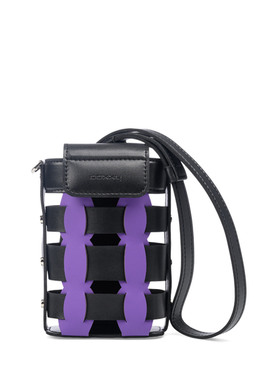 Мини-сумка 118	Черный Пурпурный