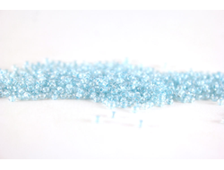 БИСЕР PRECIOSA 10/0 - 50г - 38162 ПРОЗРАЧНЫЙ БЛЕСТЯЩИЙ С ГОЛУБОЙ ЛИНИЕЙ ВНУТРИ