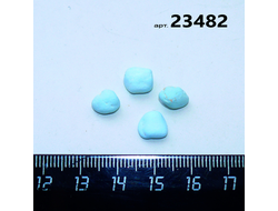 Бирюза натуральная (необработанная) Армения арт.23482: 1,3г - компл. 4шт.