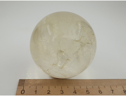 Шар Кальцит золотистый, Бразилия (50 мм, 188 г) №28094