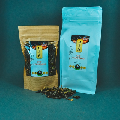 Пуэр с добавками "С саган-дайля" 100г