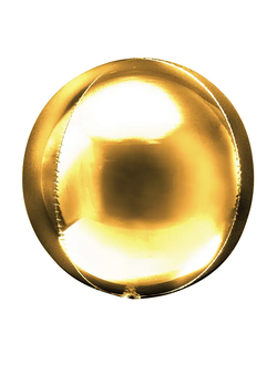 Шар Сфера 3D Золотой 51 см