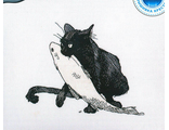 Среди чёрных котов  m665, РТО (набор для вышивания) vkn