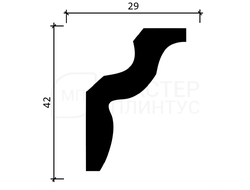 Карниз потолочный Decor-Dizayn DD22