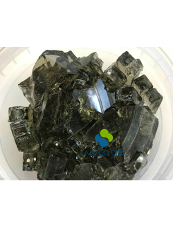 Стеклянная крошка "Дымчатый кварц" 6-12 мм вес 200 г