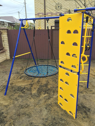 УДСК "АТЛЕТ Т-К1" с качелями "Гнездо"