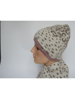 Пятнистая белая с розовым шапка Vizio Италия ZS 8077 CY фото