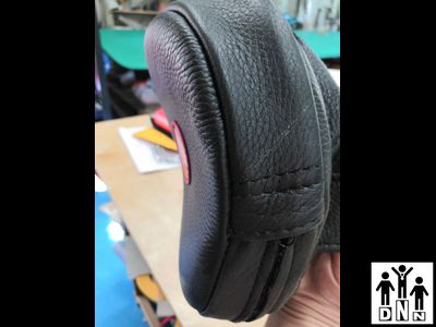 Лапы боксерские вогнутые натуральная кожа с закрытыми пальцами DNN