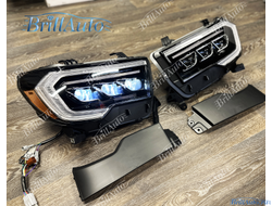 Фары Toyota Tundra 07-13 Sequoia 08-17 стиль ЛЕКСУС