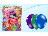 4627096742995  Воздушные шарики:цвет в ассортименте, МС-3446,  металлик,в упаковке 100 шт.размер №10