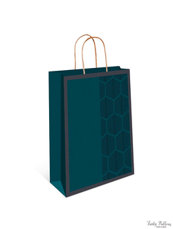 Пакет подарочный "Крафт", Бирюзовый