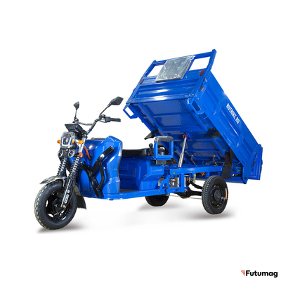 Грузовой электротрицикл Rutrike D5 1700 темно-синий