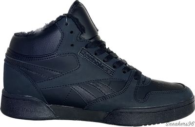 REEBOK CLASSIC MID ЧЕРНЫЕ/BLACK С МЕХОМ Мужские (41-45)