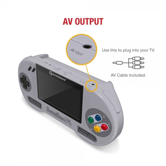 Новый SupaBoy SFC Hyperkin Портативная snes Super Nintendo