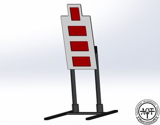 Гонг "Поясная фигура №7Б" 4-х зонный