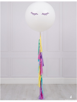 Щар гигант с принтом ресниц