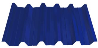 Профнастил HC-44, темно-синий (0.7мм)