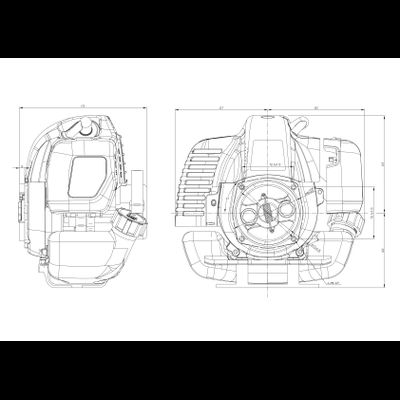 ДВИГАТЕЛЬ 1,22ЛС 32,6СМ3 МУФТА СЦЕПЛЕНИЯ, 3,9 КГ Cнято с продажи